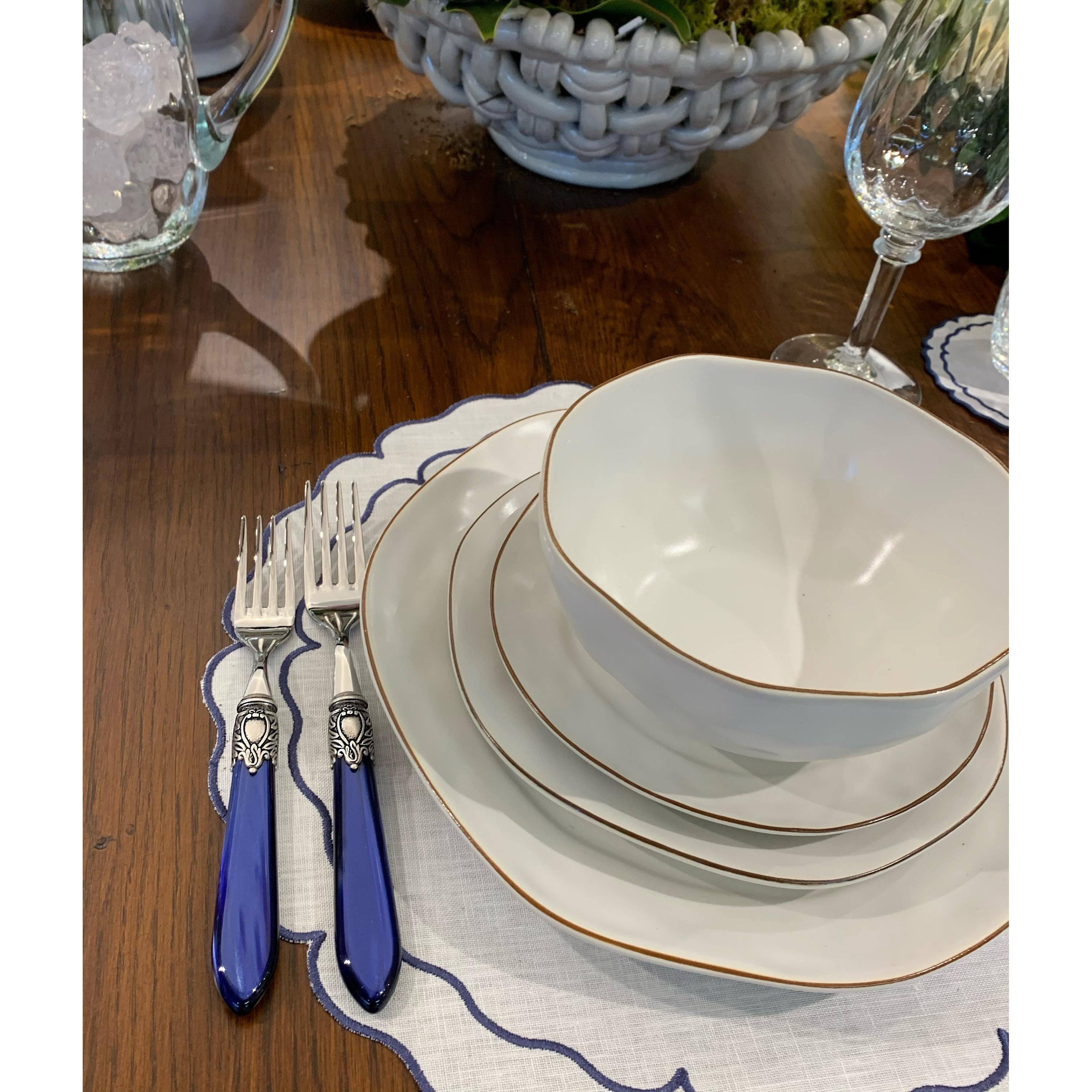 Oxford Antique 5 piece place setting - Royal Blue
