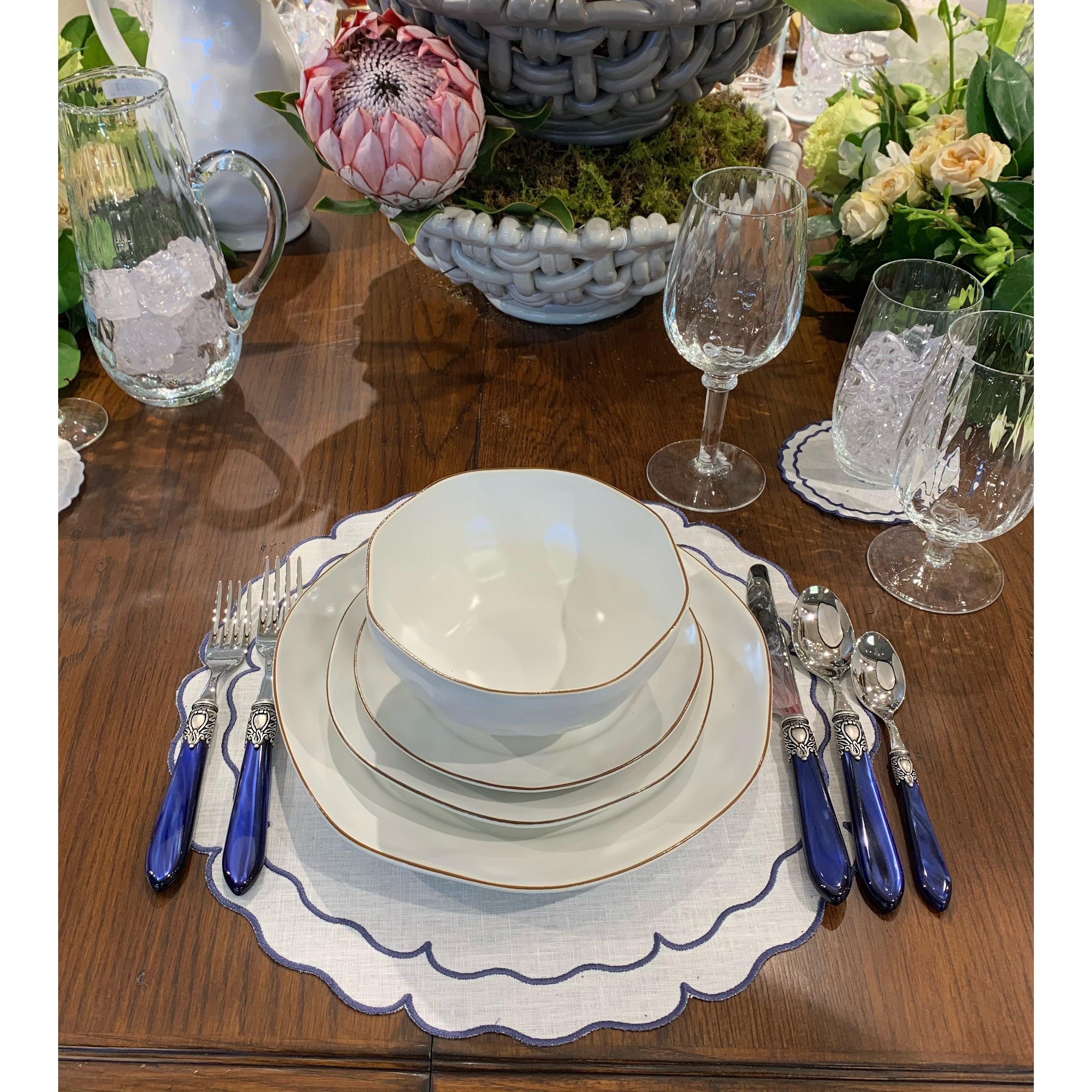 Oxford Antique 5 piece place setting - Royal Blue