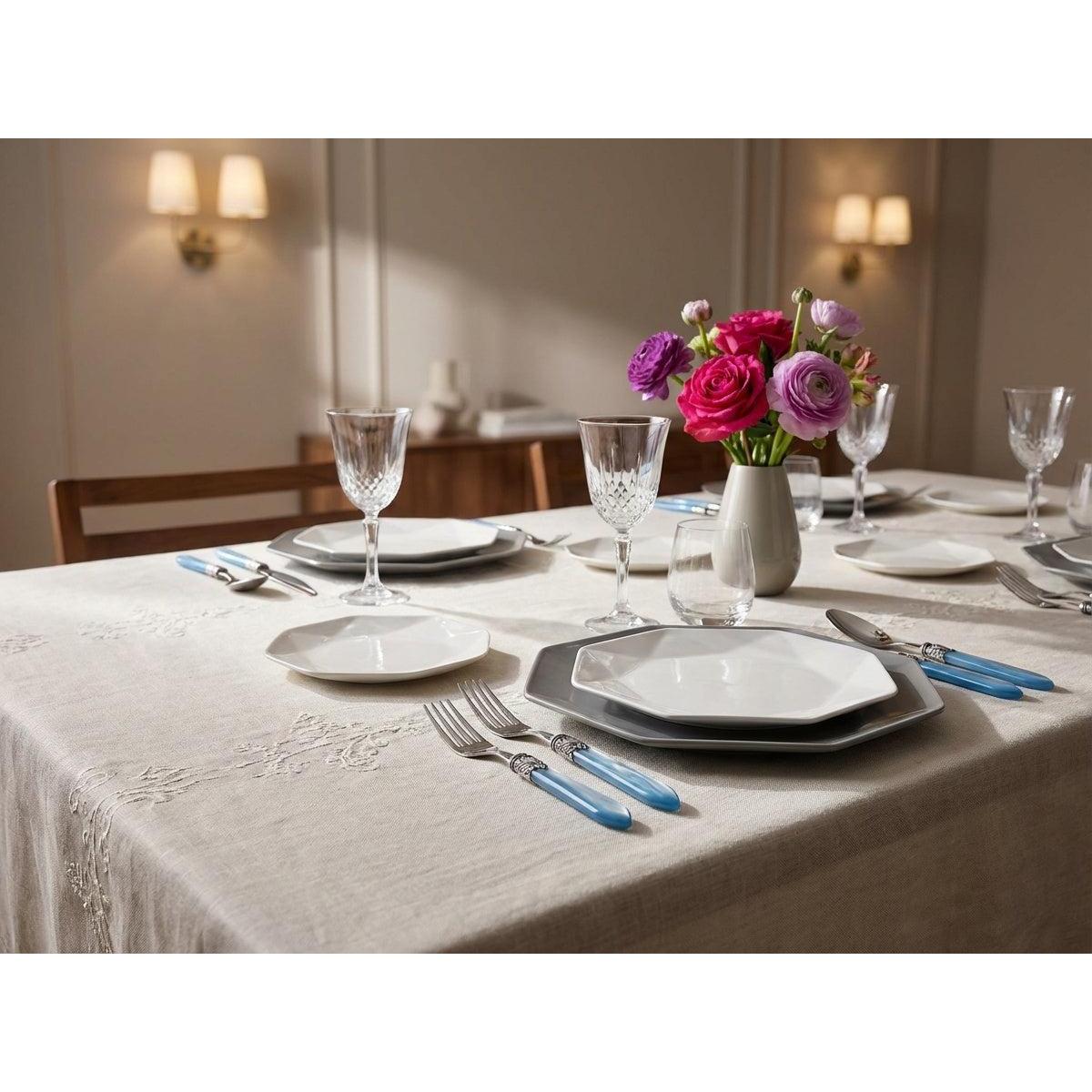 Oxford Antique 5 piece place setting - Sky Blue