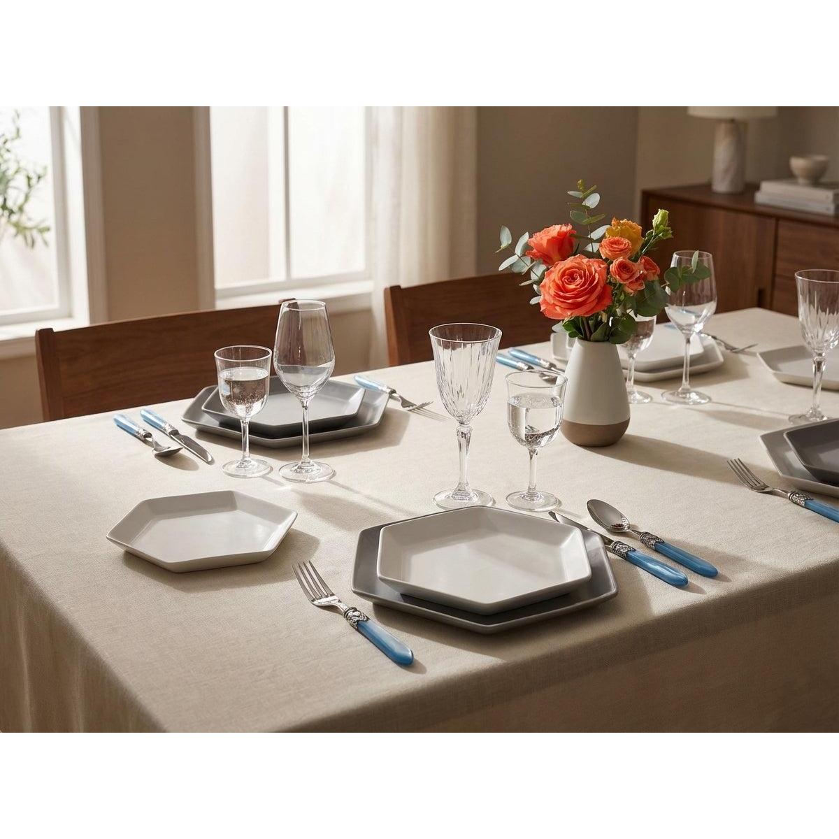 Oxford Antique 5 piece place setting - Sky Blue