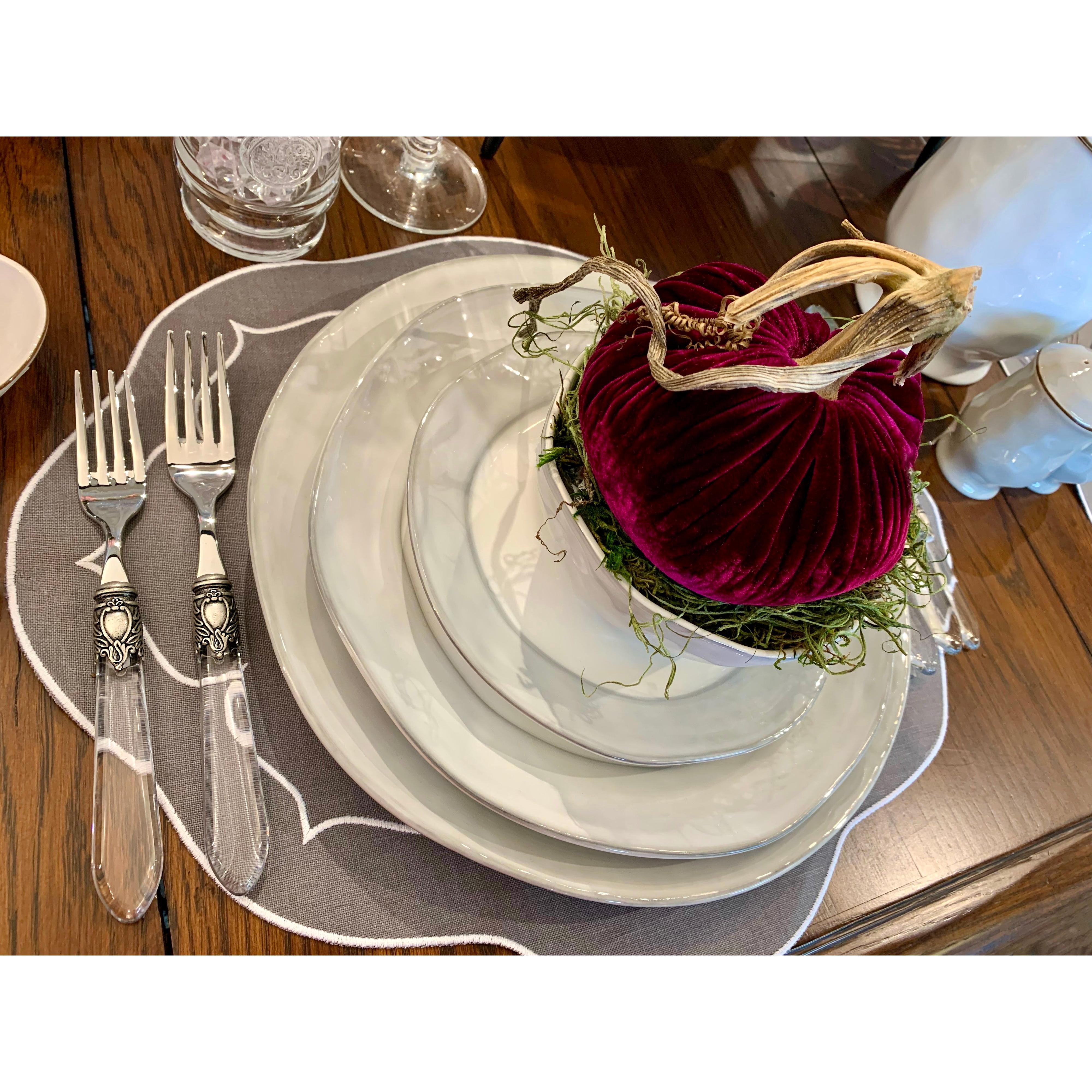 Oxford Antique 5 piece place setting - Transparent / Clear