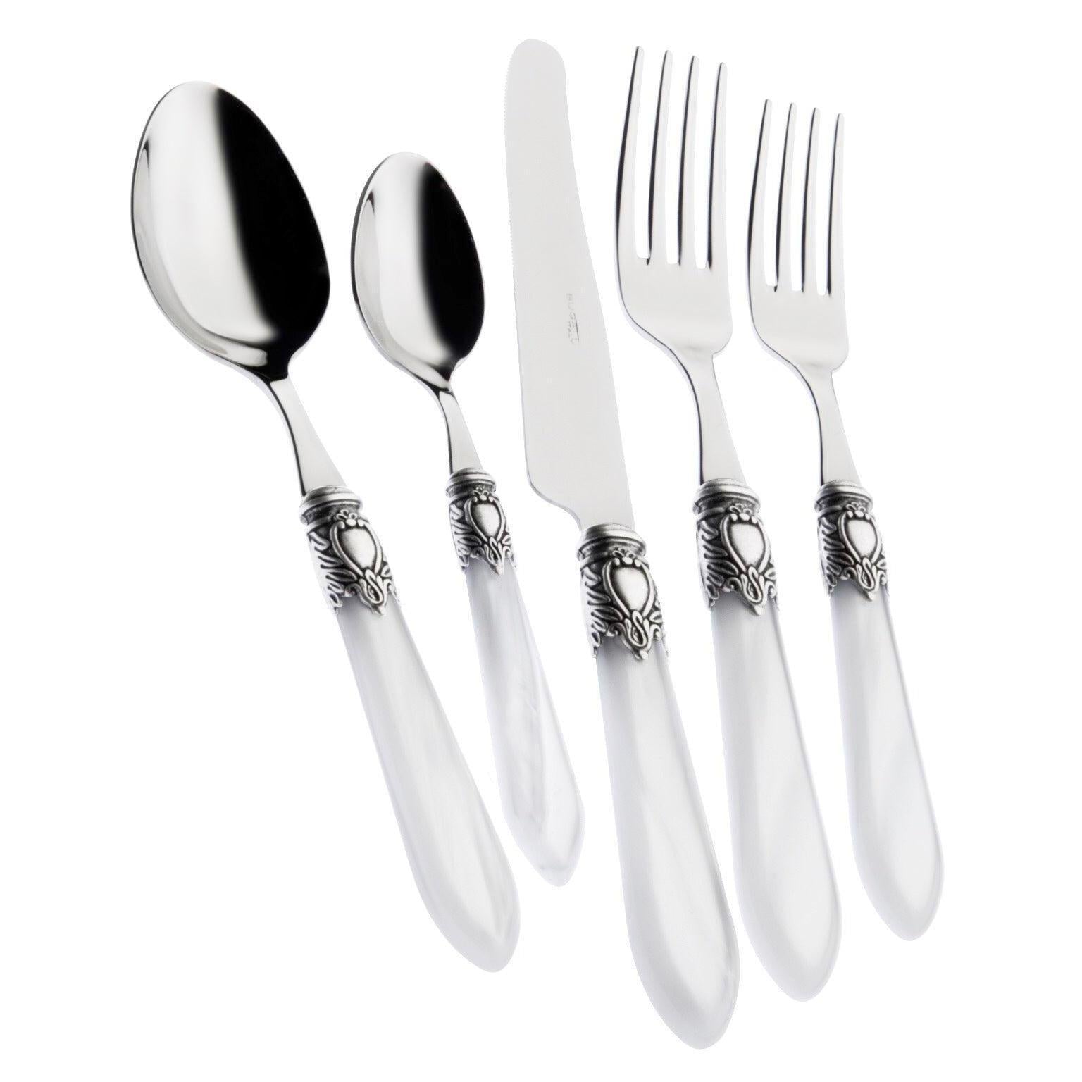 Oxford Antique 5 piece place setting - White