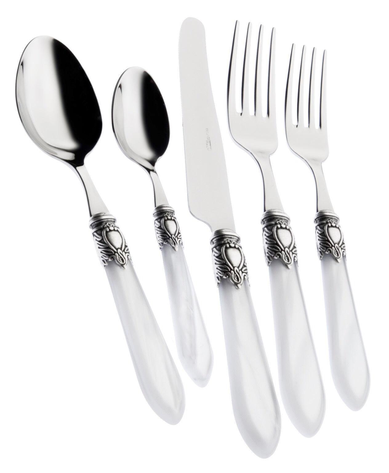 Oxford Antique 5 piece place setting - WHITE