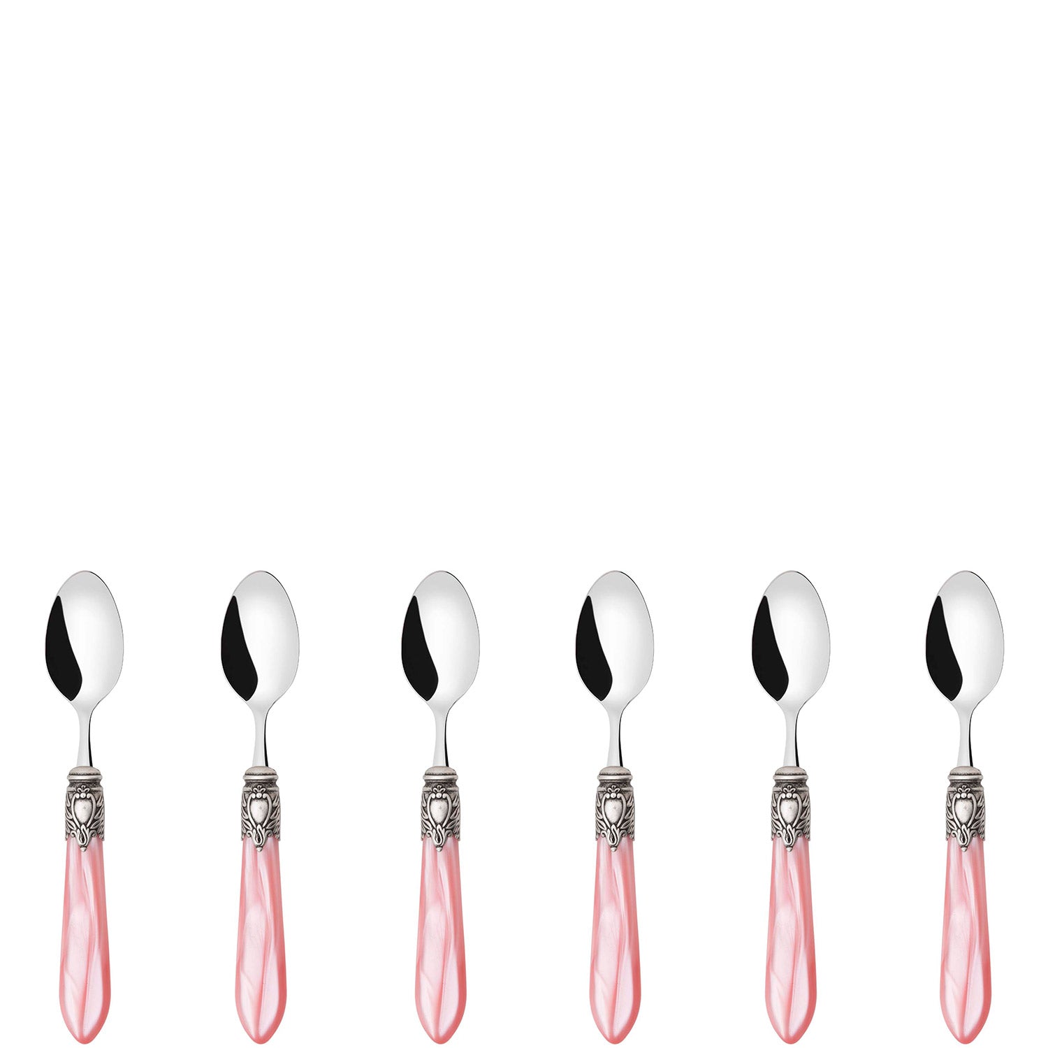 Oxford Antique Mocha Spoons Set Pink