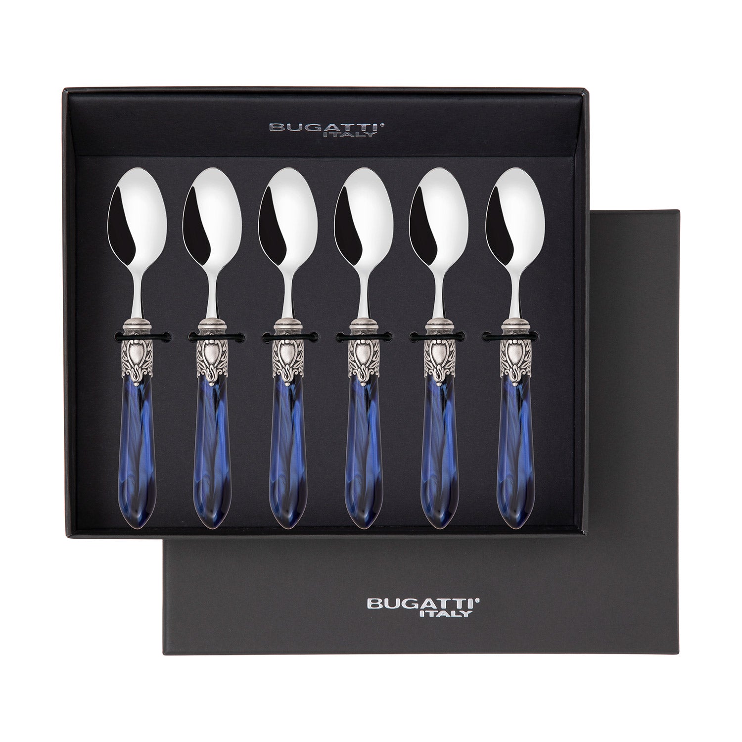 Oxford Antique Mocha Spoons Set royal blue