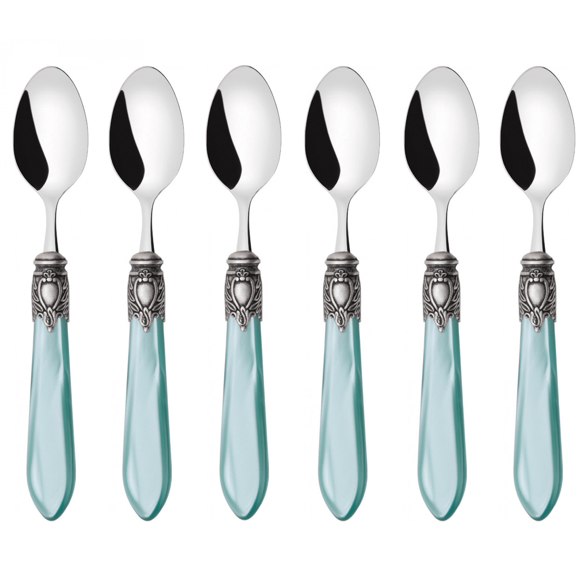 Oxford Antique Mocha Spoons Set aqua-Casa Bugatti USA