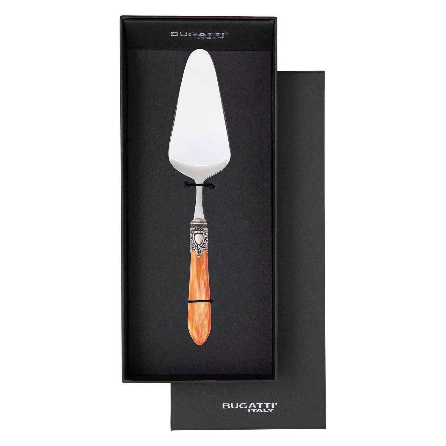 Oxford Antique Cake Server in gift box - Tangerine-Casa Bugatti USA