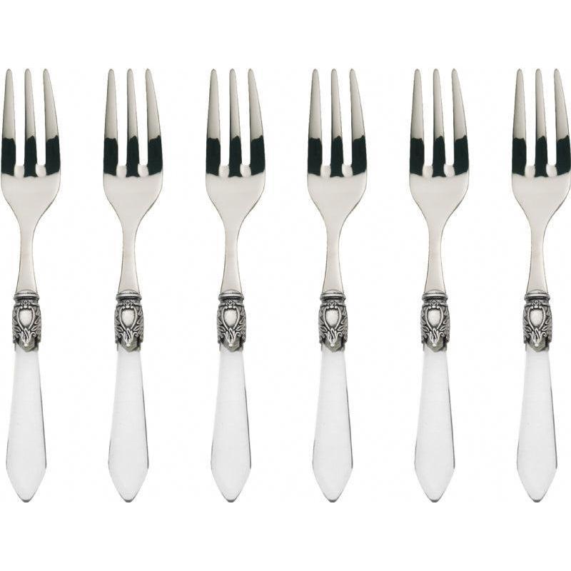 Oxford Antique Cocktail / Cake Forks Set Clear