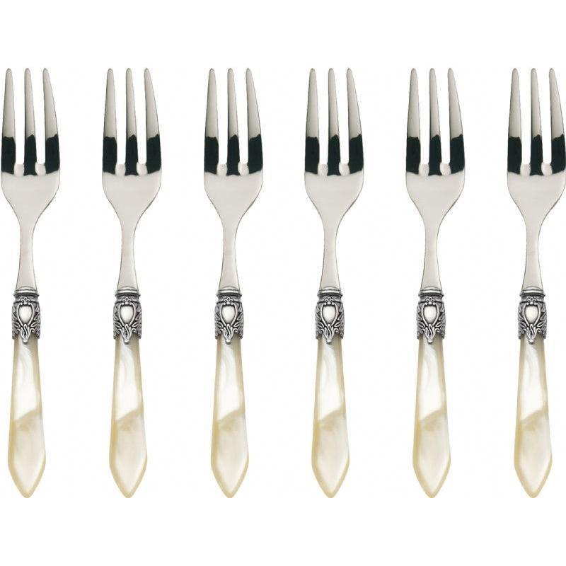 Oxford Antique 6 Piece Cocktail Fork Set Ivory