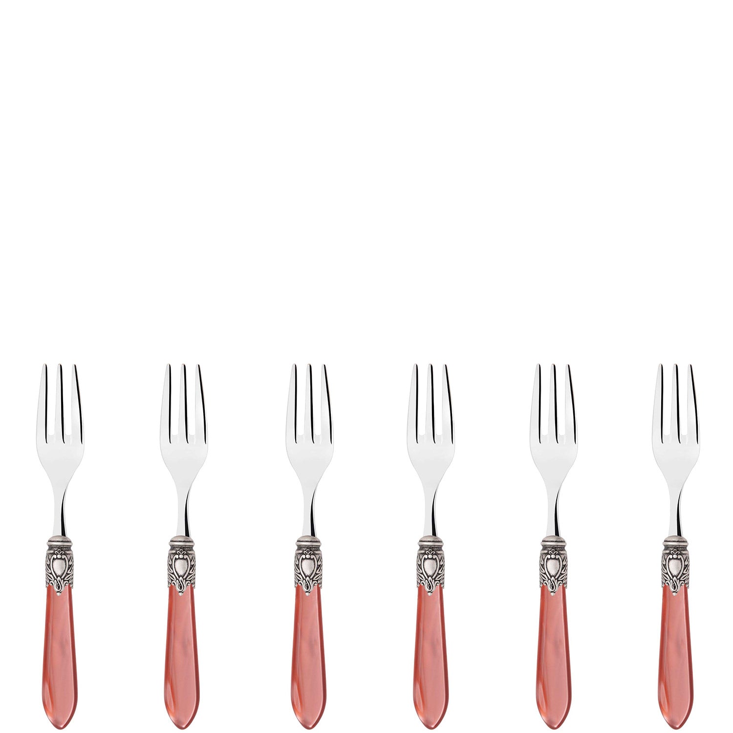 Oxford Antique Cocktail / Cake Forks Set Rust