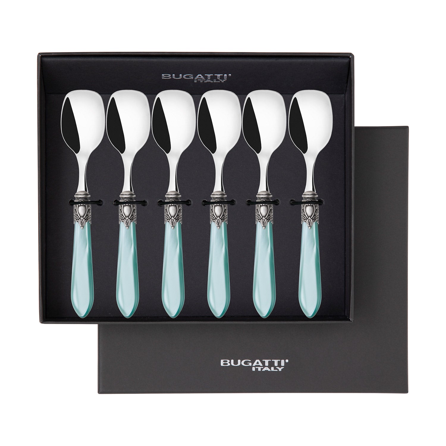 Oxford Antique Ice Cream Spoons Set Aqua