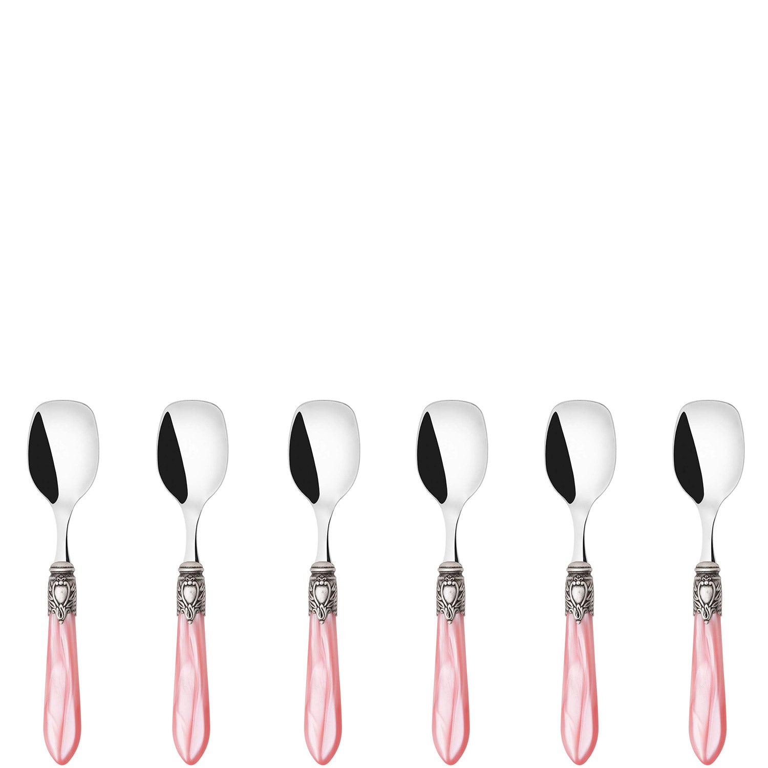 Oxford Antique Ice Cream Spoons Set Pink