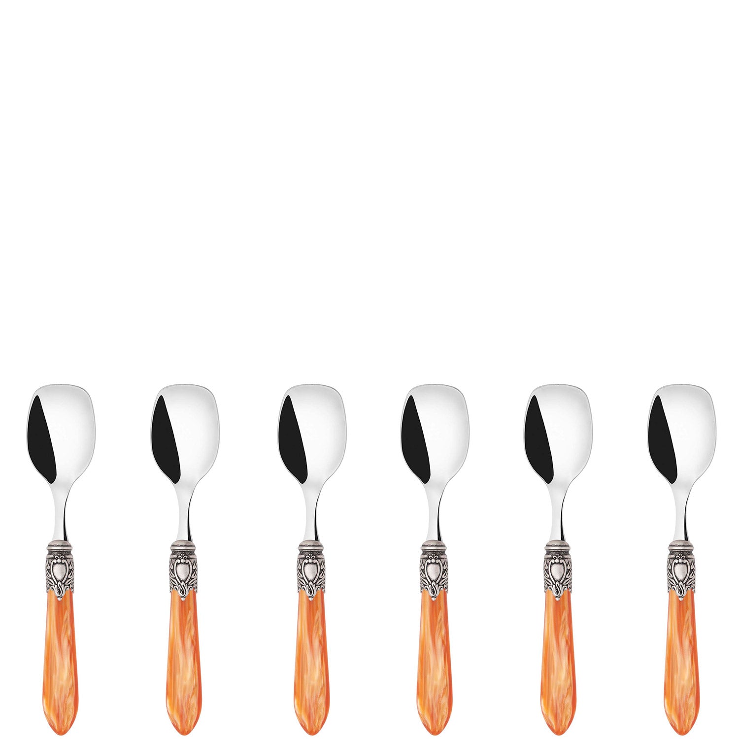Oxford Antique Ice Cream Spoons Set Tangerine