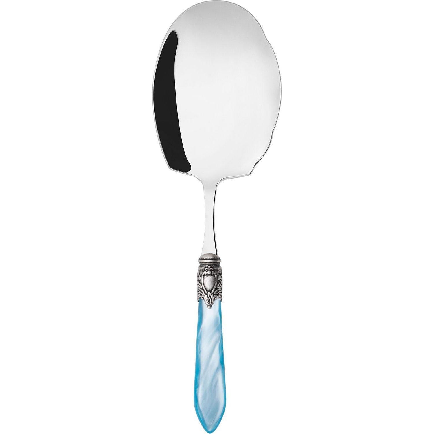 Oxford Antique Kebab Serving Spoon Sky Blue