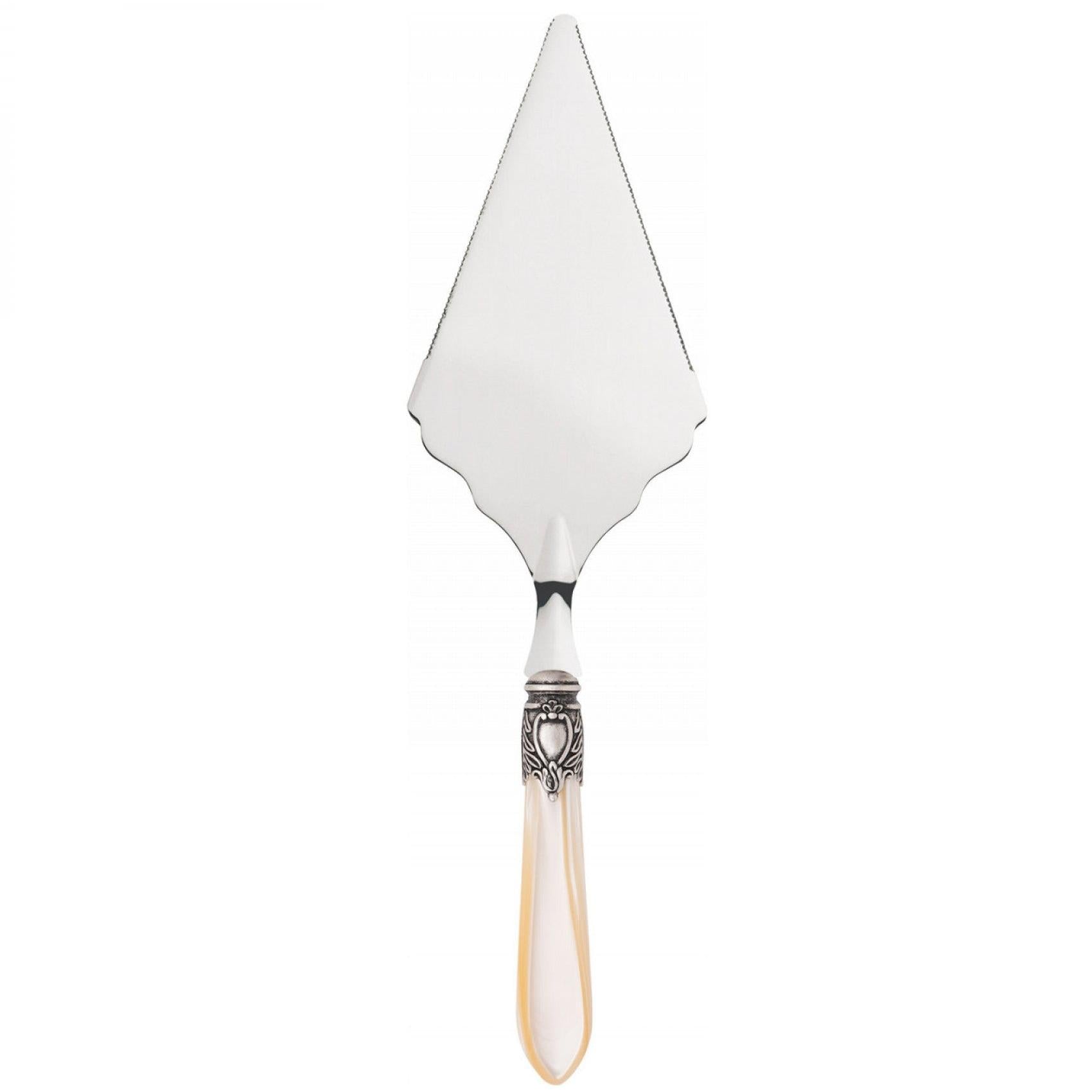 Oxford Antique Pie / Pizza Server serrated ivory