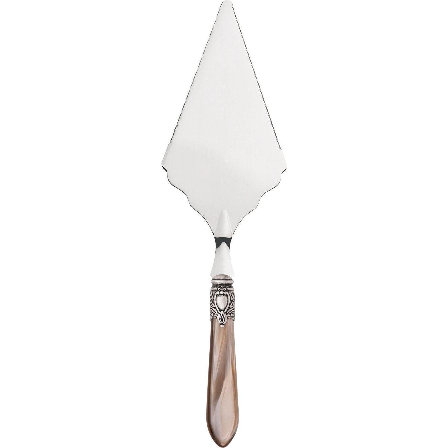 Oxford Antique Large Cake Server Serrated Taupe