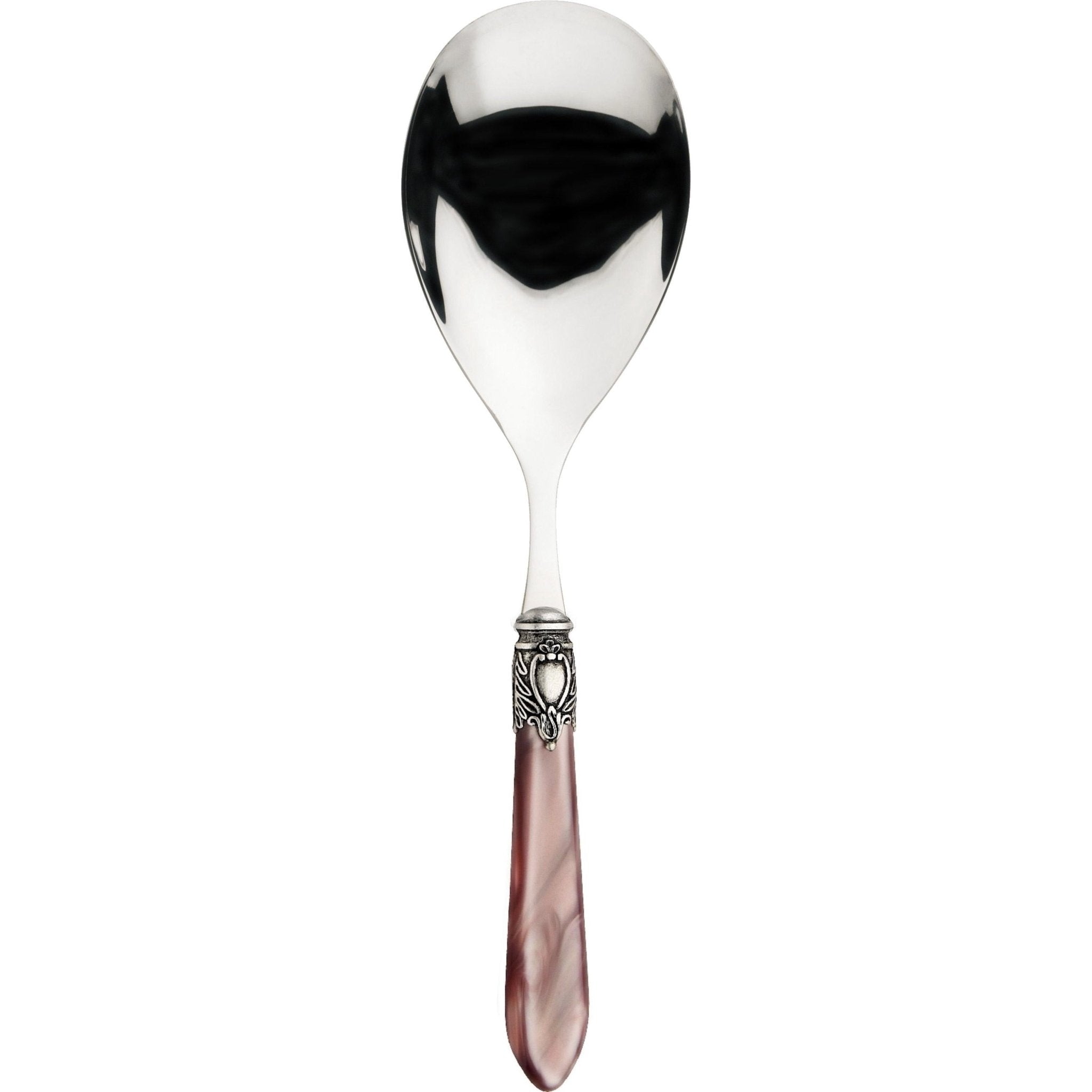 Oxford Antique Rice Casserole Serving Spoon - LILAC-Casa Bugatti USA