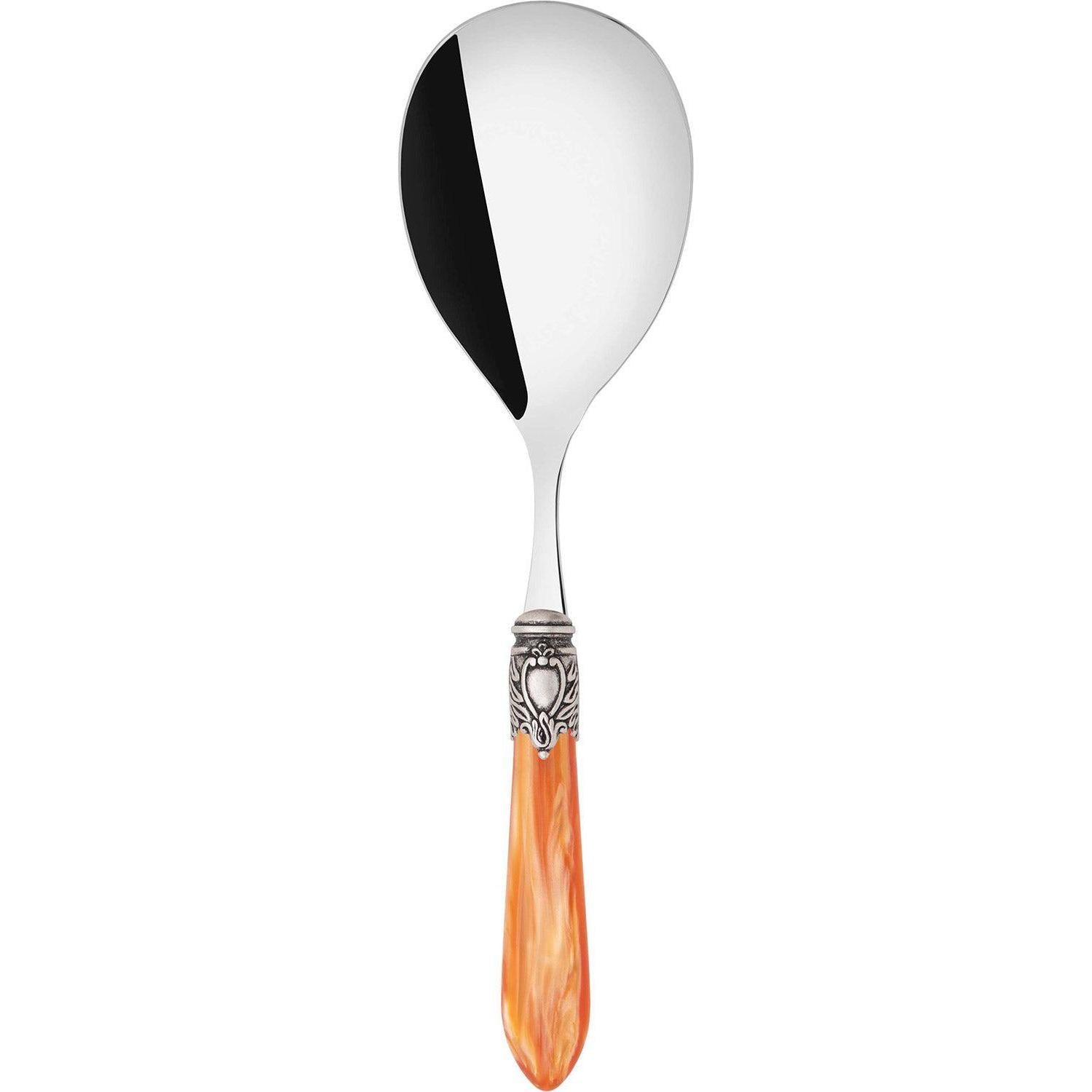 Oxford Antique Rice Casserole Serving Spoon Tangerine