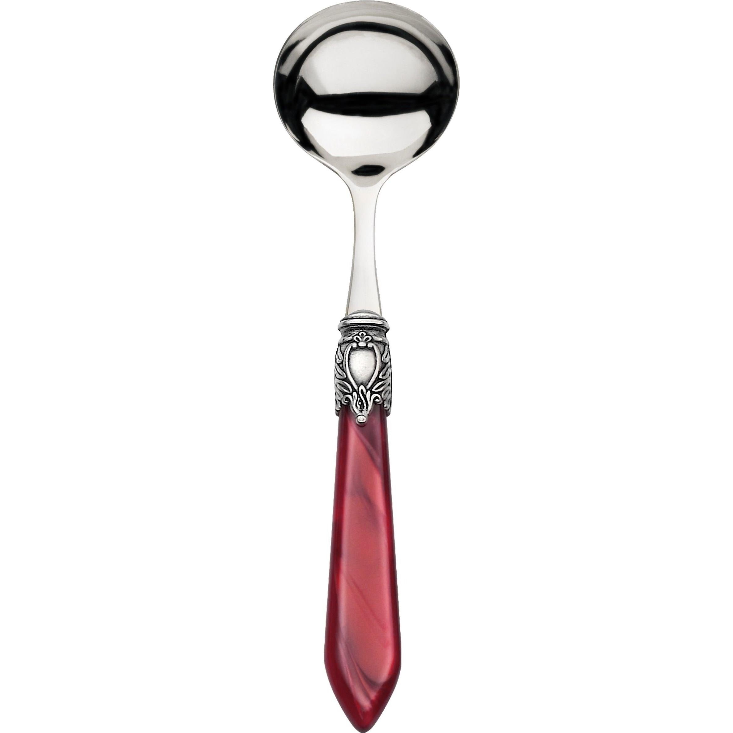 Oxford Antique Sauce Spoon Burgundy-Casa Bugatti USA