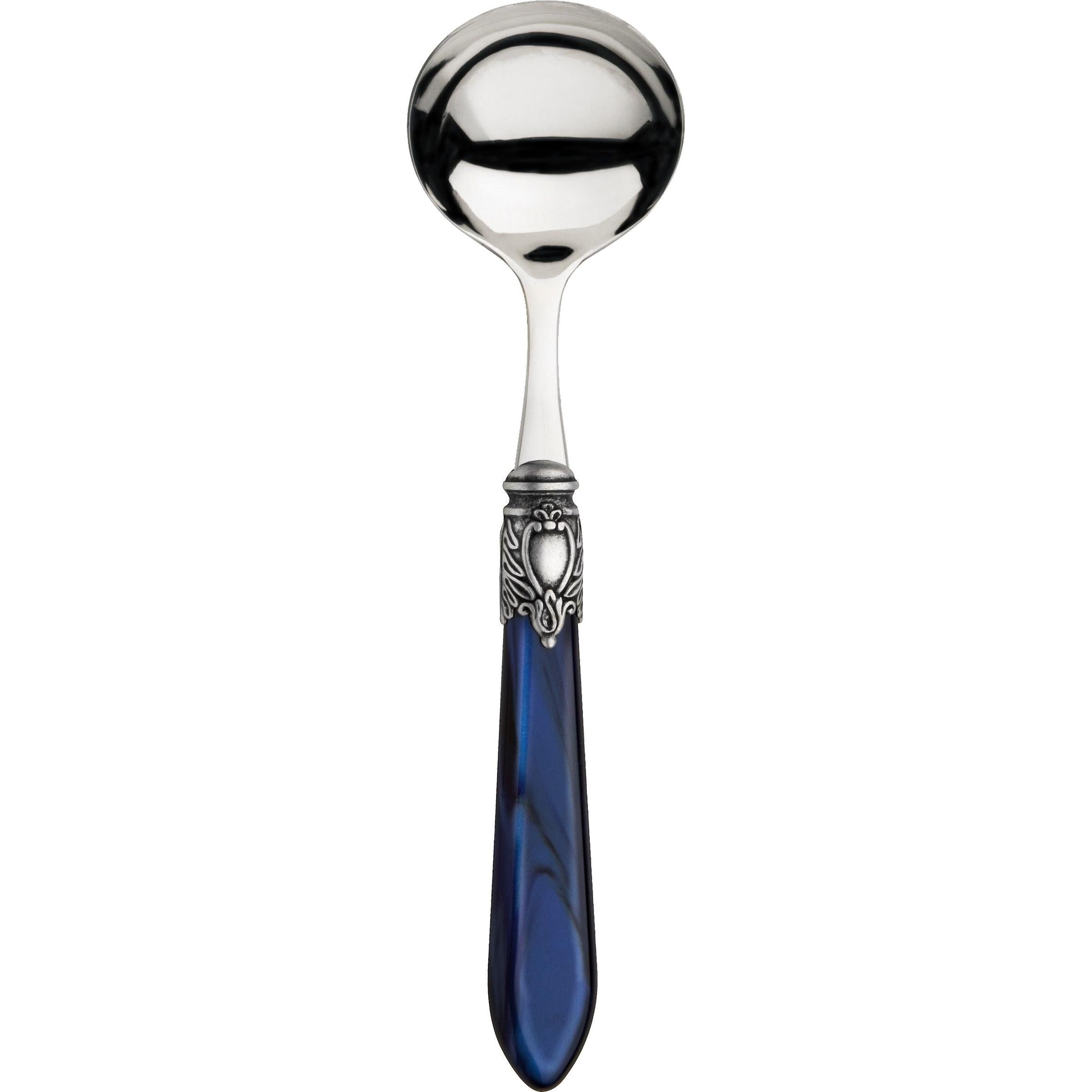 Oxford Antique Sauce Spoon Royal Blue-Casa Bugatti USA