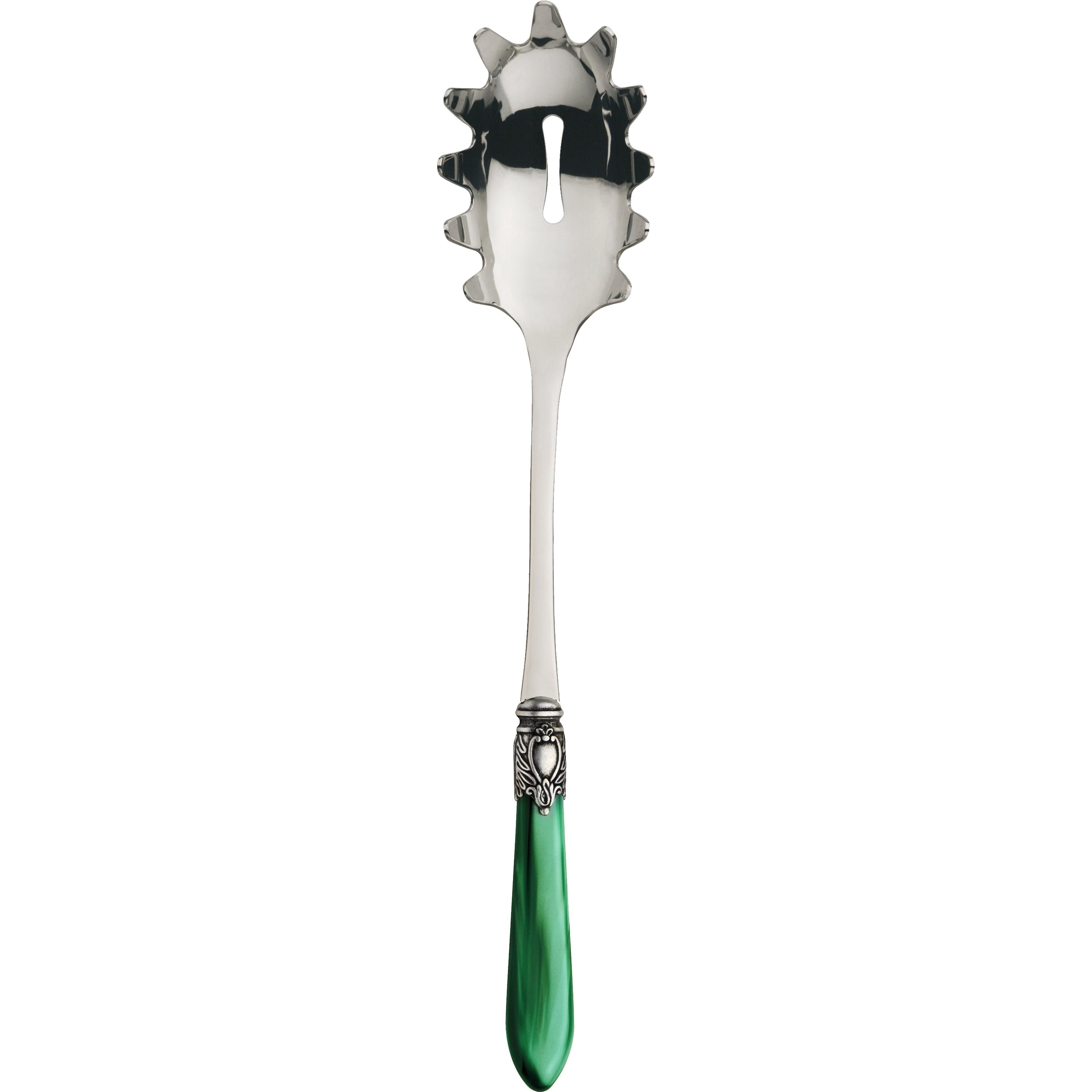 Oxford Antique Spaghetti Spoon Green-Casa Bugatti USA