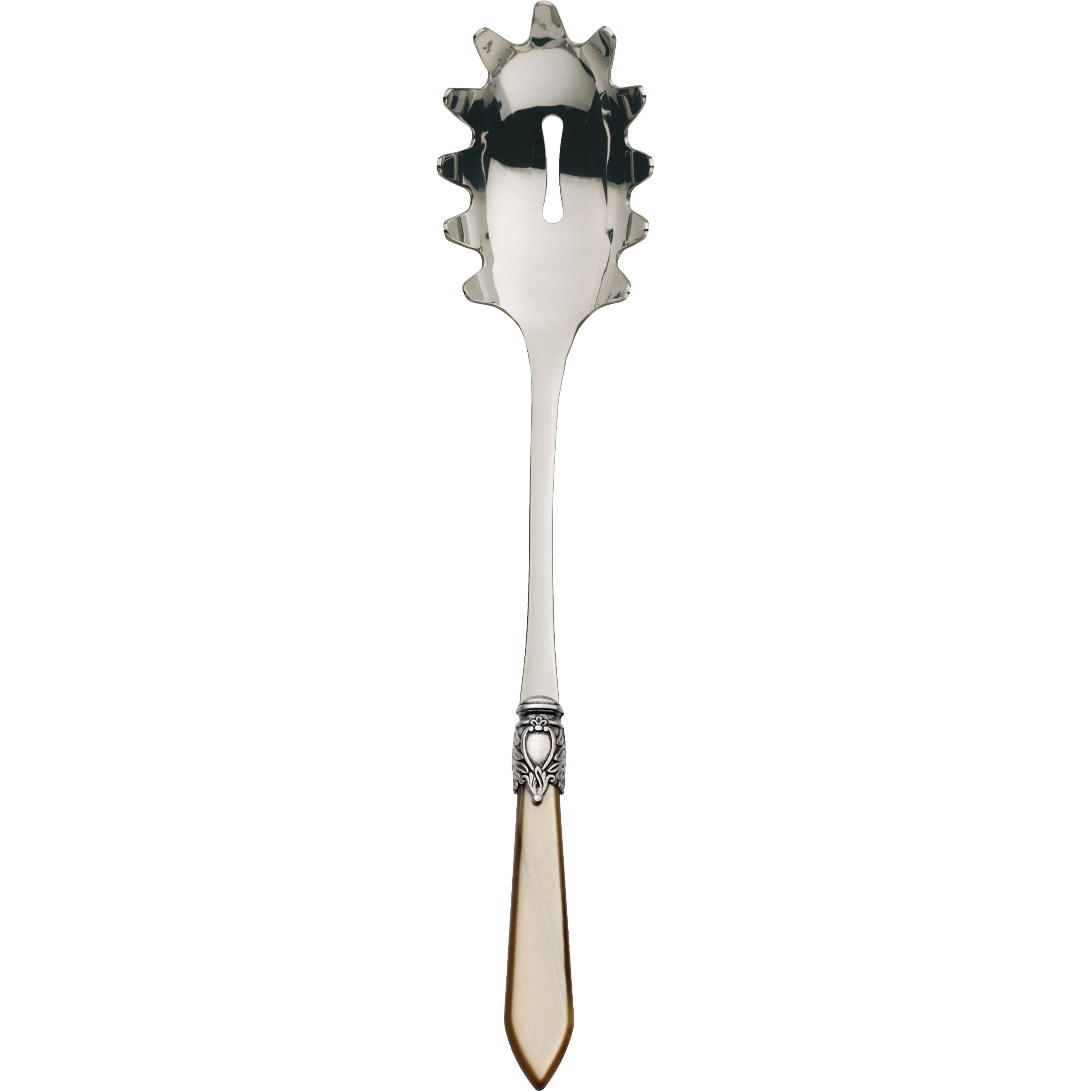 Oxford Antique Spaghetti Spoon Taupe /Onyx-Casa Bugatti USA