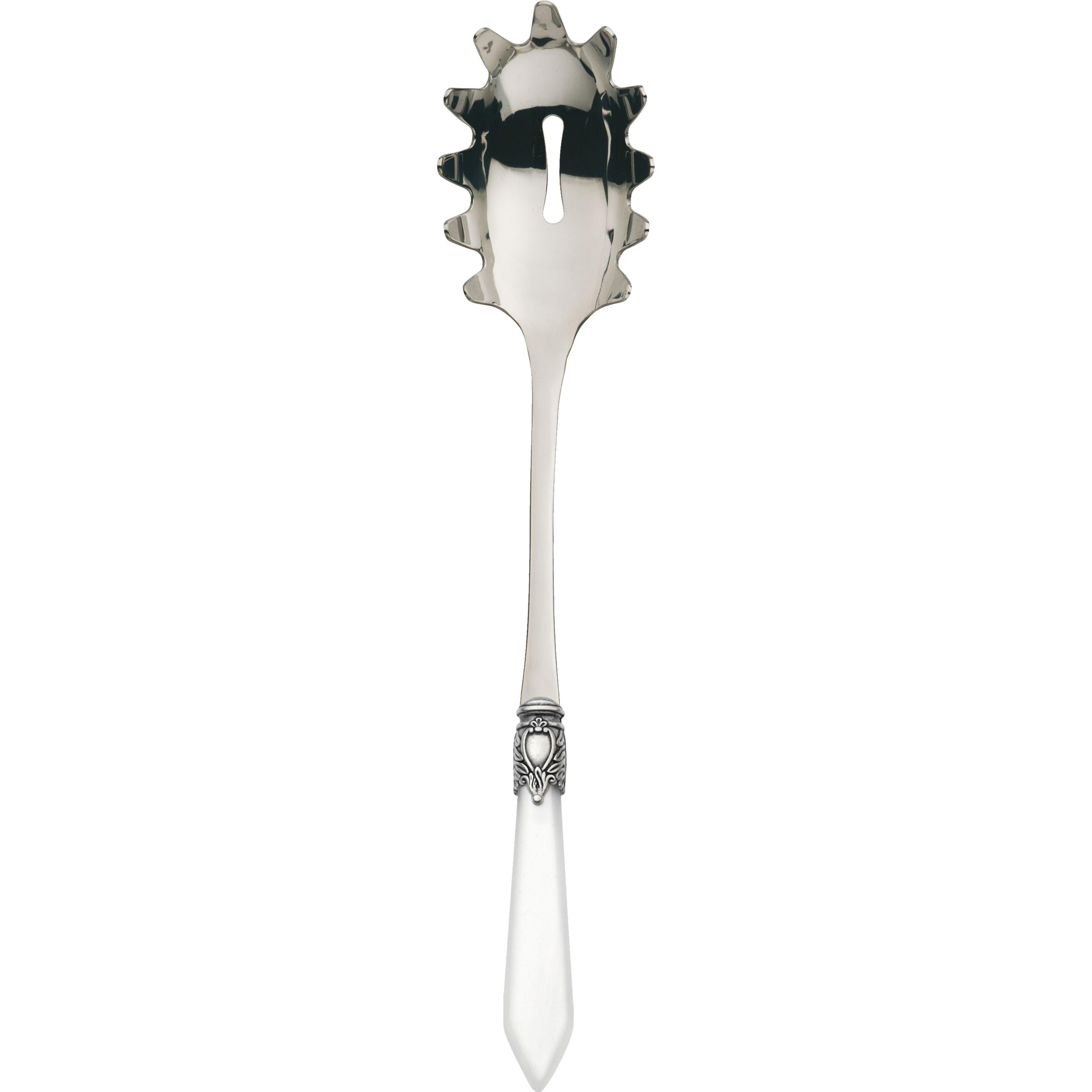Oxford Antique Spaghetti Spoon White-Casa Bugatti USA