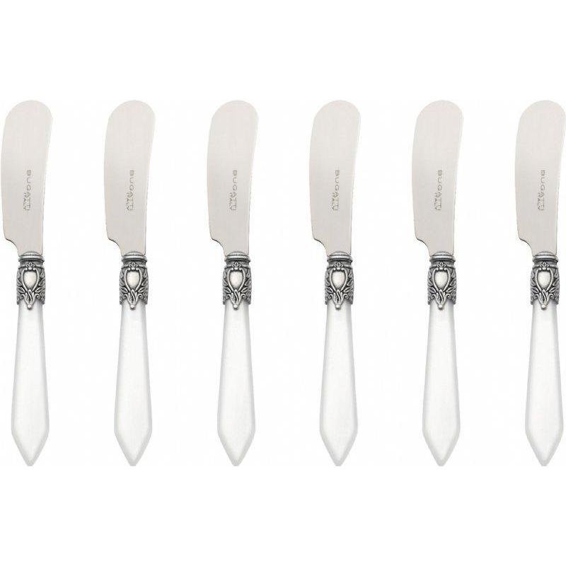 Oxford Antique 6 Spreader Knives - WHITE-Casa Bugatti USA
