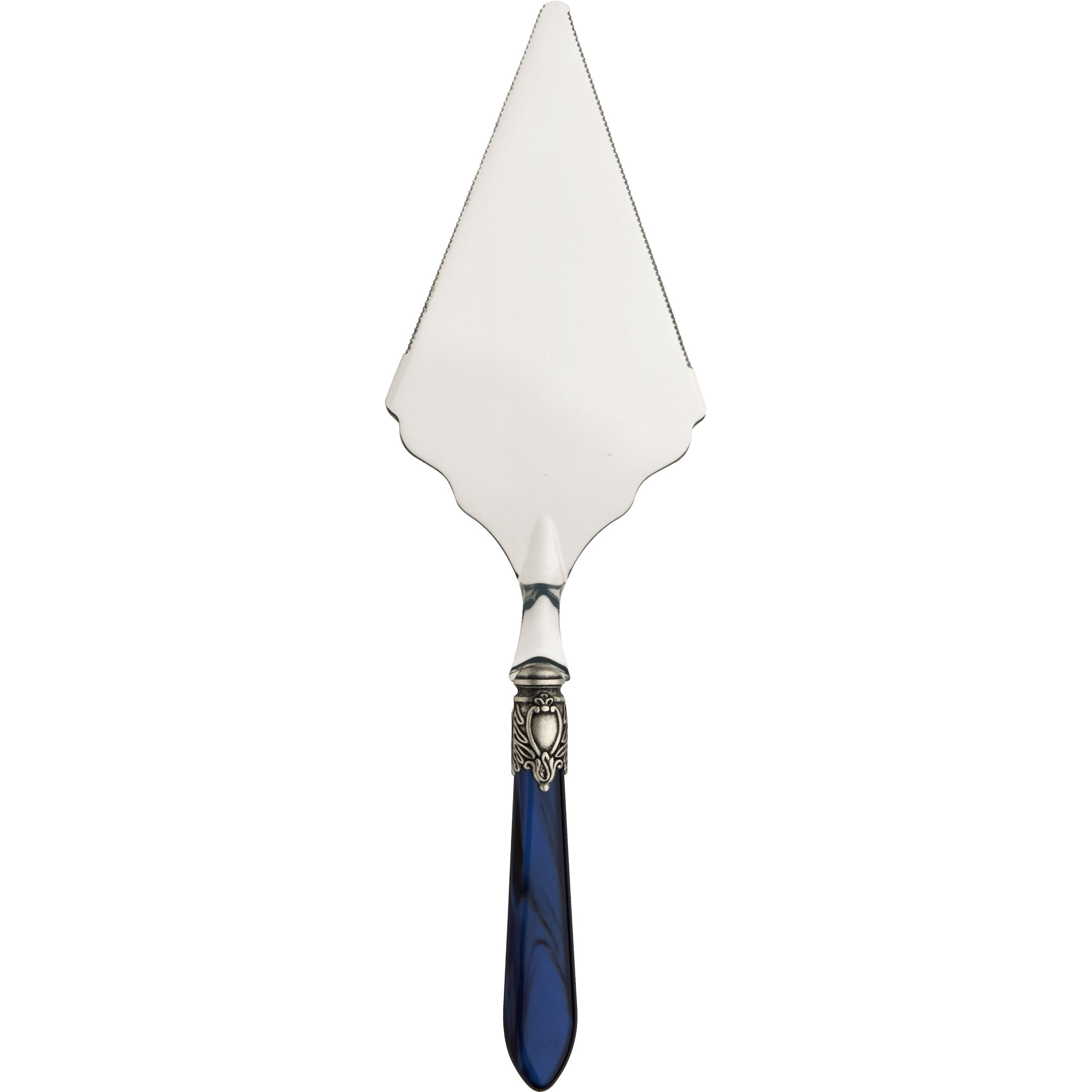 Oxford Pizza / Pie Server Serrated Royal Blue-Casa Bugatti USA