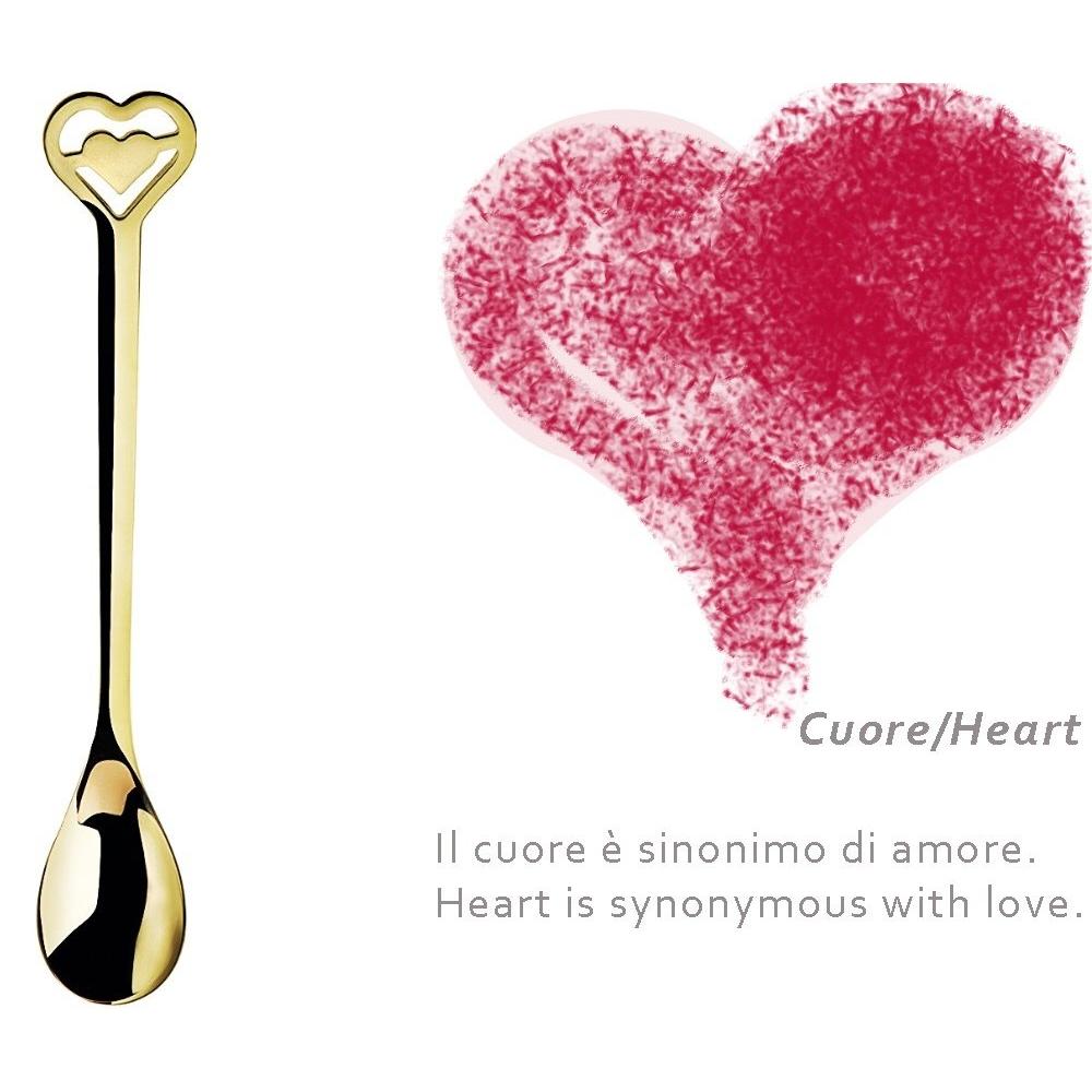 Portafortuna 24 Karat Gold Plated Mocha Spoons-Casa Bugatti USA