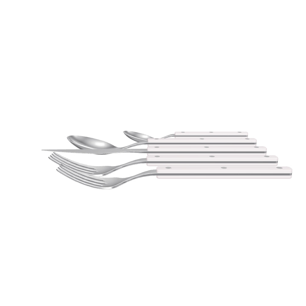 Allegra 5 Piece Place Setting - Lotus Pink, 3D model from the factory drawing