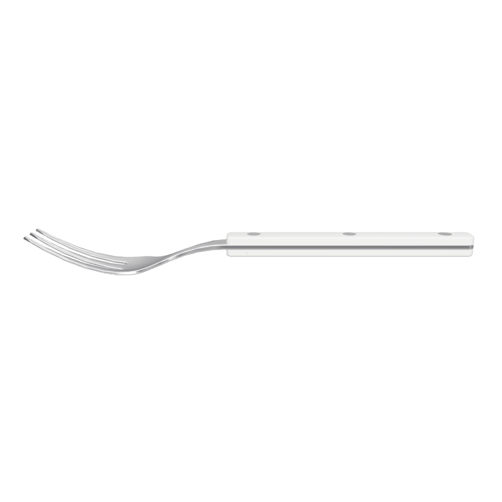 Allegra Cocktail / Cake Fork Set - White, 3D model from the factory drawing
