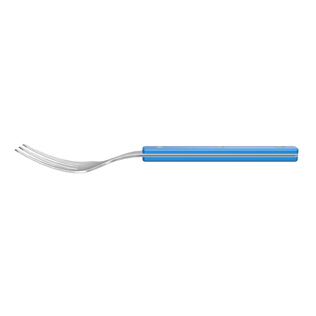 Allegra Cocktail / Cake Fork Set - Mid Blue, 3D model from the factory drawing