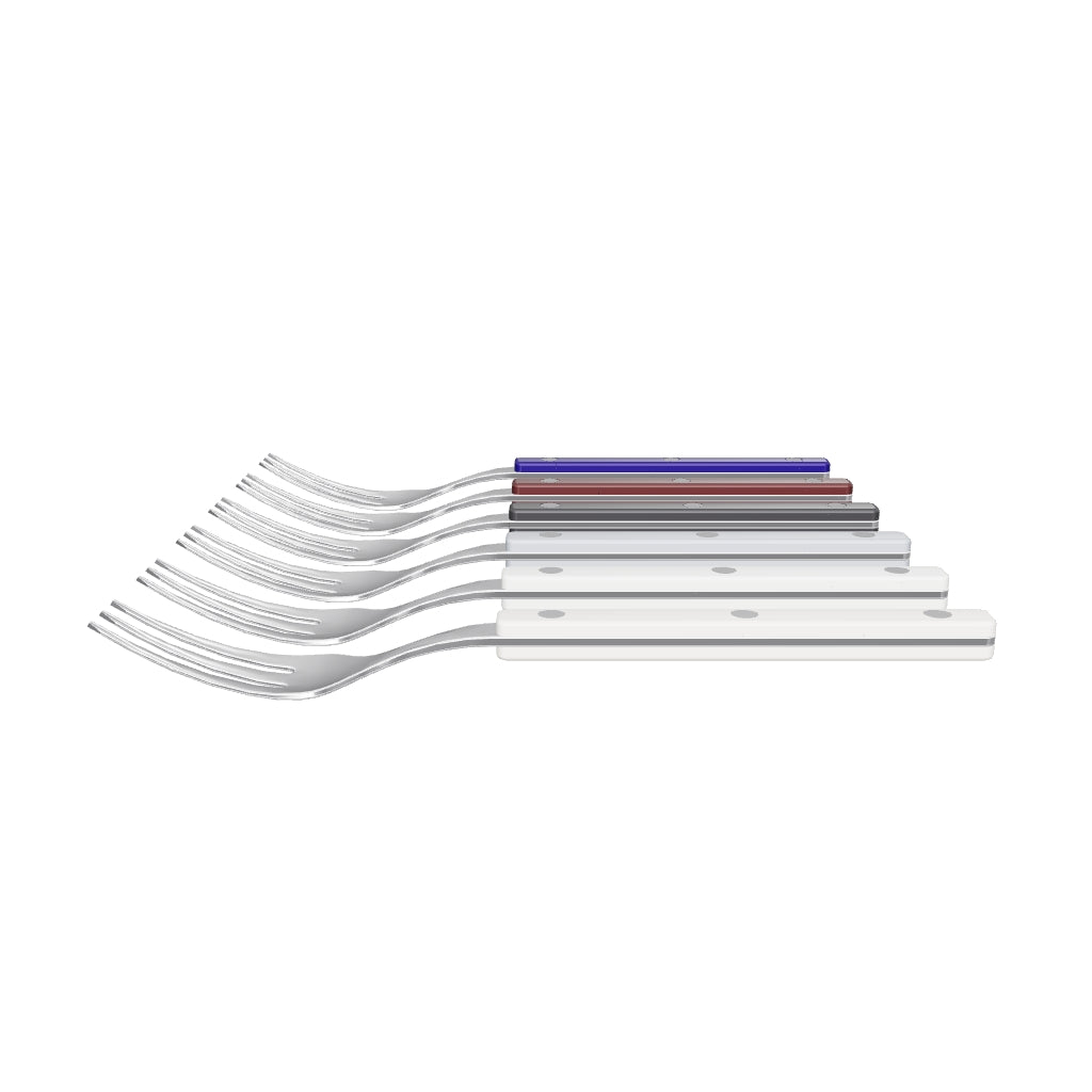 Allegra Cocktail / Cake Fork Set Neutral, 3D model from the factory drawing