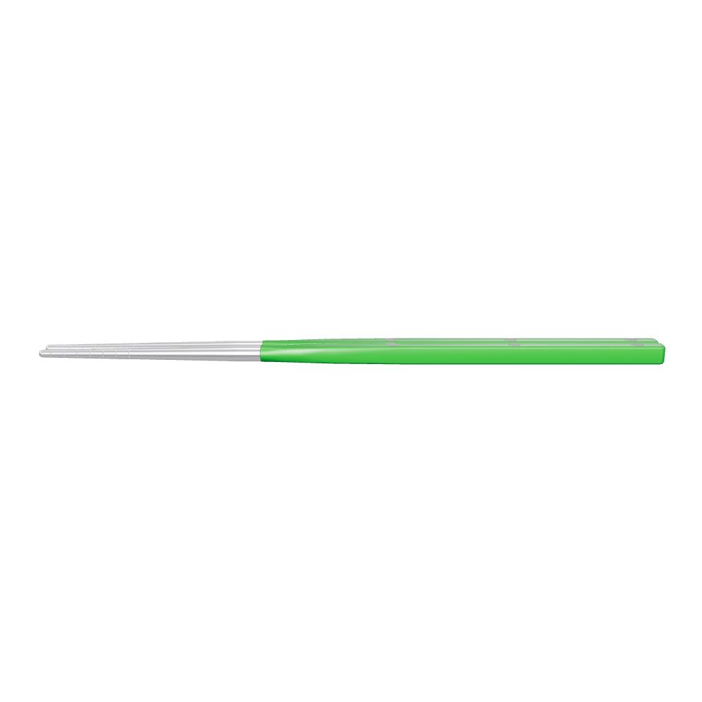 Allegra Chopsticks pair - Green, 3D model from the factory drawing