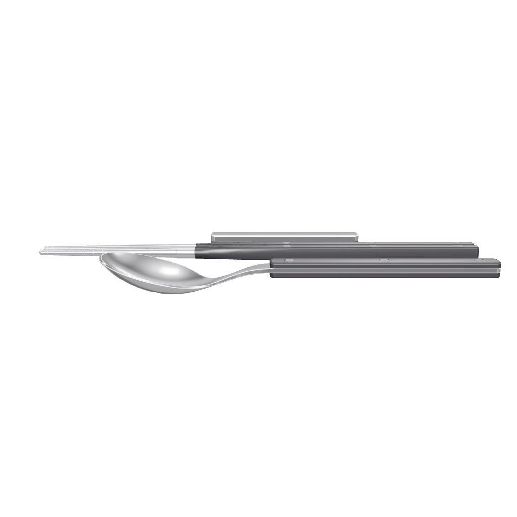 Allegra Chopsticks Set for 1 - Black, 3D model from the factory drawing