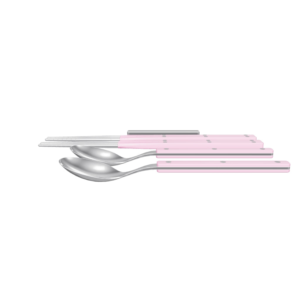 Allegra Chopsticks Set for 2 - Hot Pink, 3D model from the factory drawing
