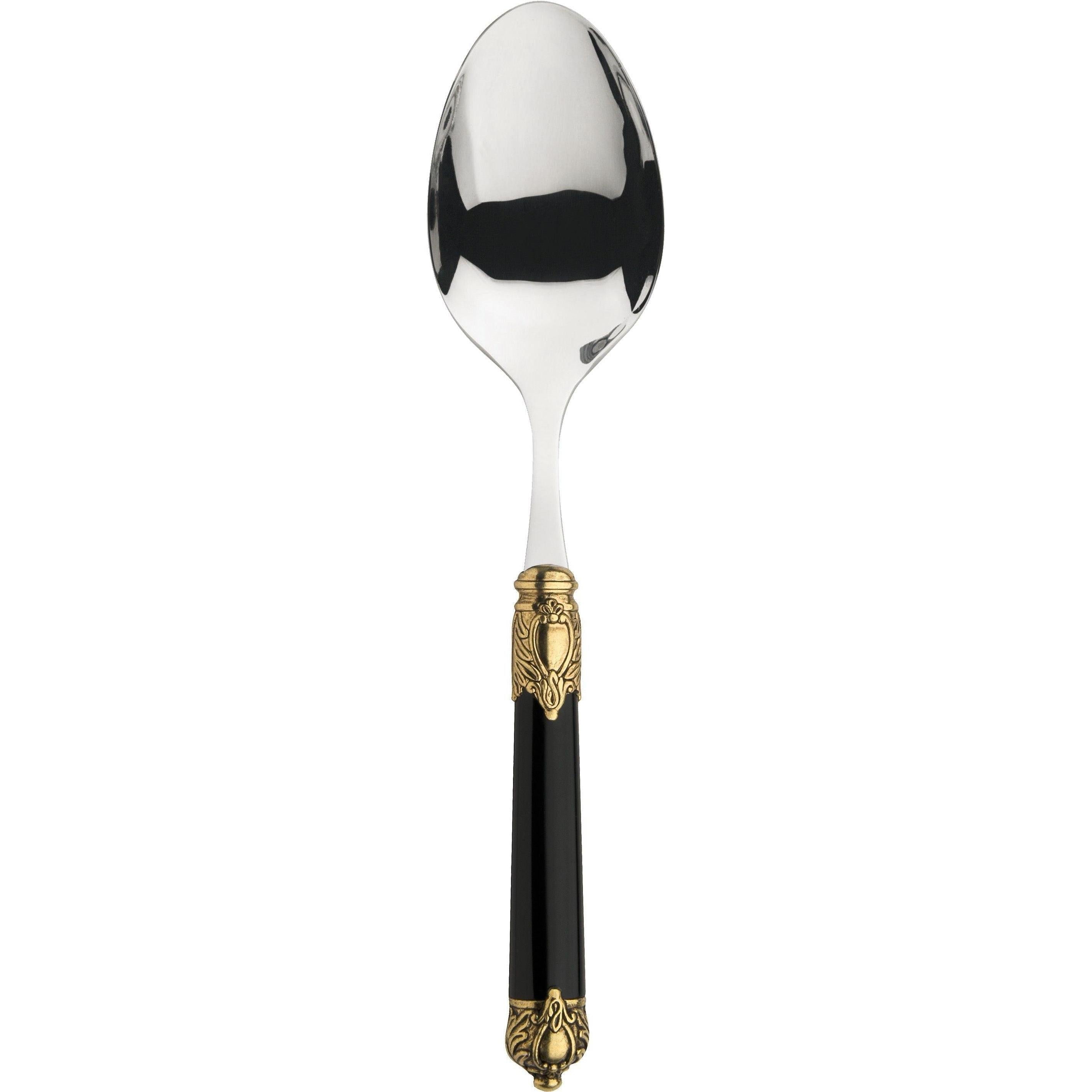 Rinascimento Gold ring Serving Spoon - Black