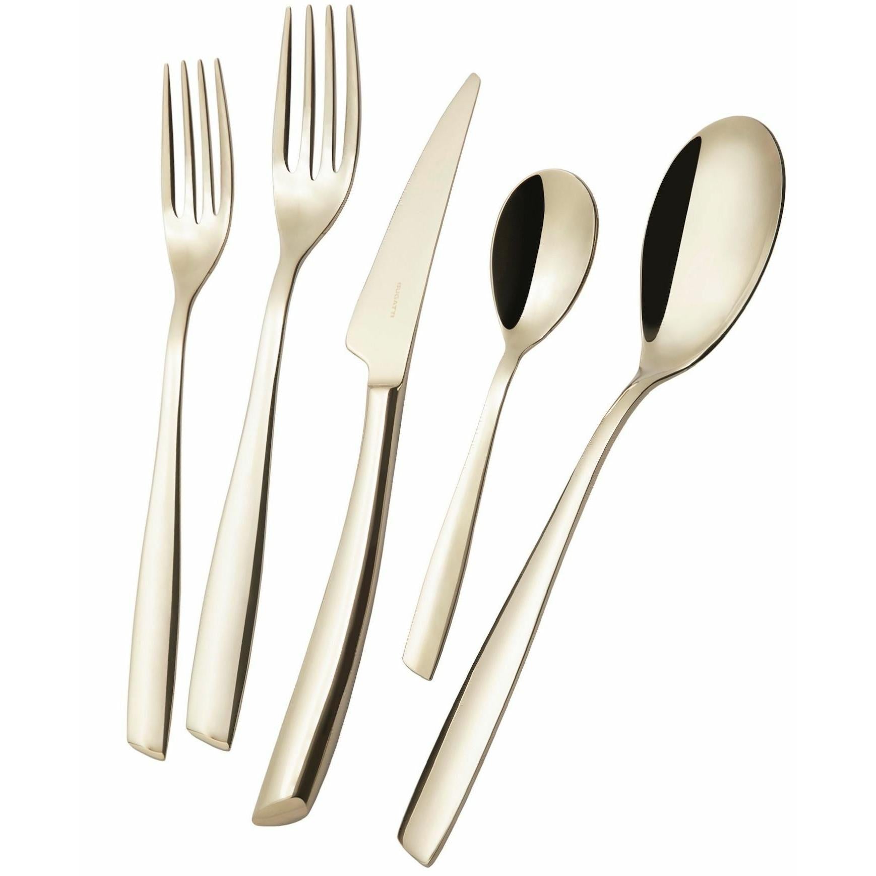 Riviera Champagne 5 Piece Place Setting-Casa Bugatti USA