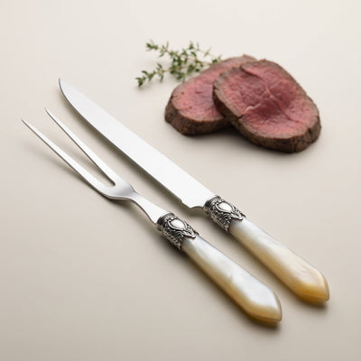 Casa Bugatti carving knife, studio photograph