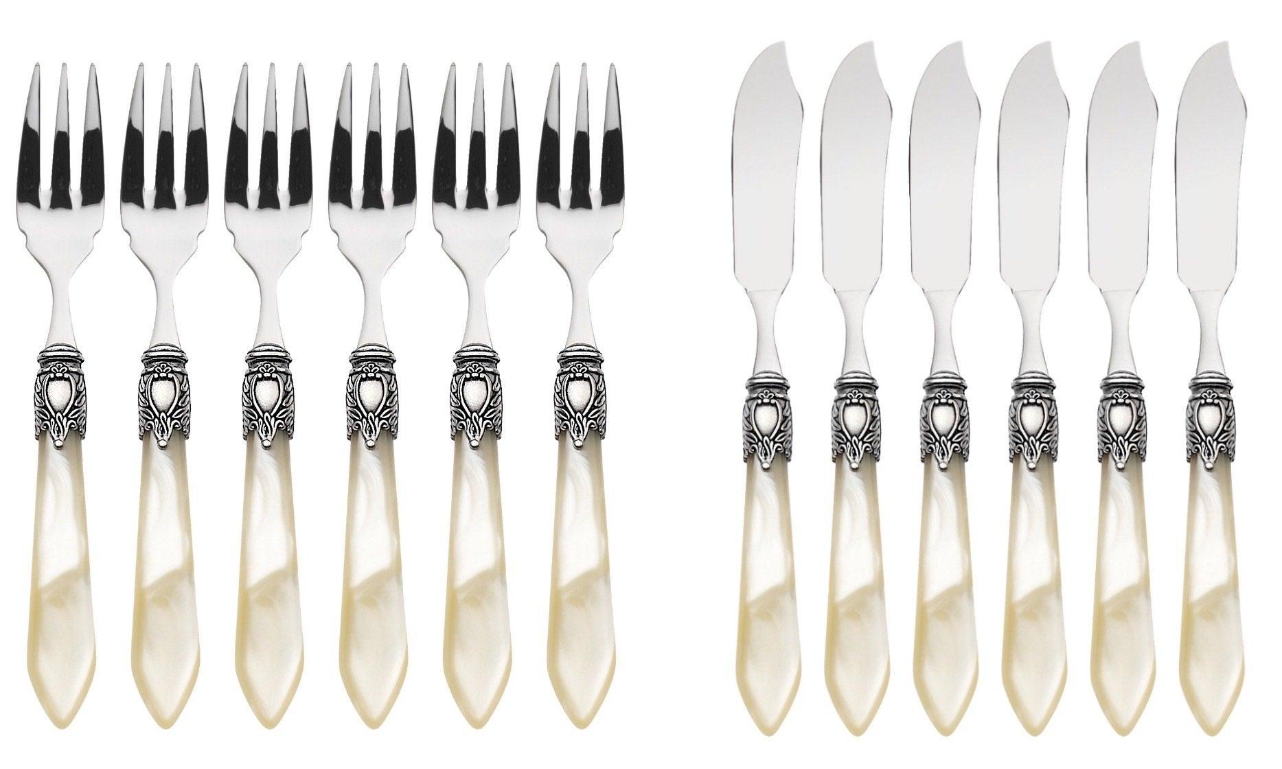 xxx 6 Piece Fish Set Knives and Forks - Casa Bugatti USA