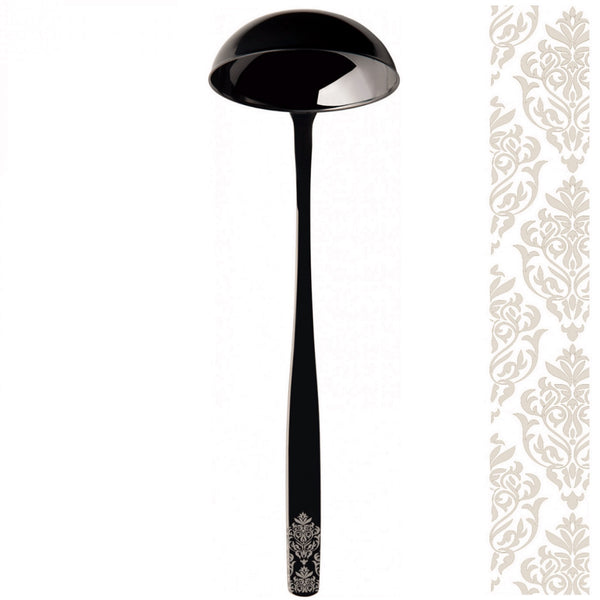 Riviera Black Devorè Soup Ladle