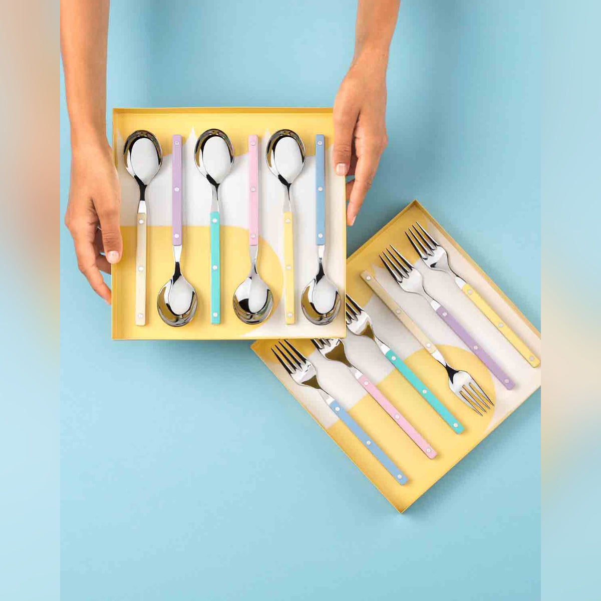 Allegra Coffee Spoon Set Pastel