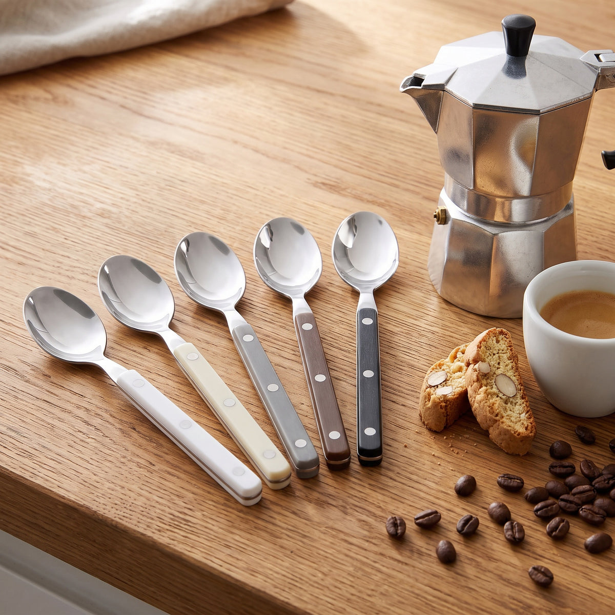 Allegra Coffee Spoon Set Neutral