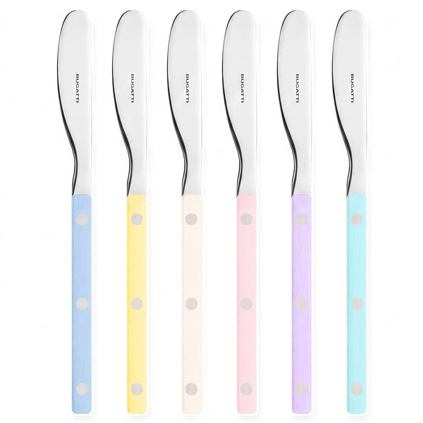 Allegra Butter Knife Set Pastel