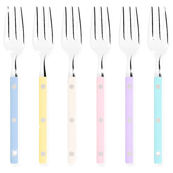 Allegra Cocktail / Cake Fork Set Pastel