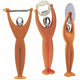 GYM 3 GYM SET Pizza Cutter / Bottle Opener / Peeler - Orange