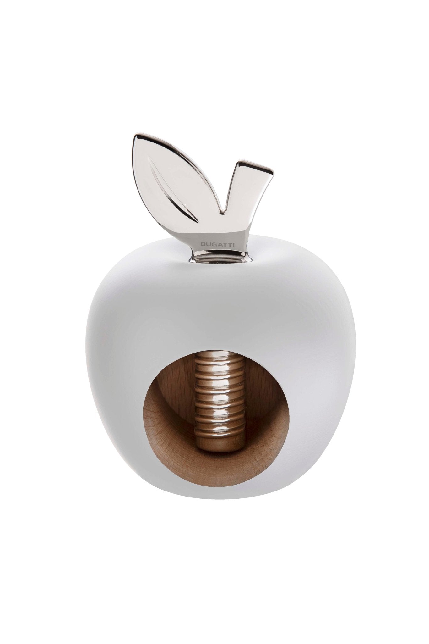 EDEN apple Nut Cracker white matte, silver leaf-Casa Bugatti USA