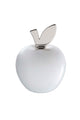 EDEN apple Nut Cracker white shiny, silver leaf