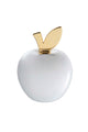 EDEN apple Nut Cracker white shiny, gold leaf